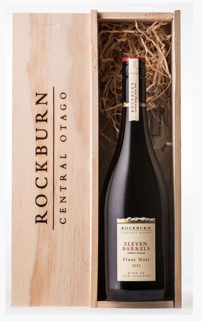 (image for) Rockburn Eleven Barrels Pinot Noir 2023 1.5 Litre Magnum [SK 98] Single Presentation Box